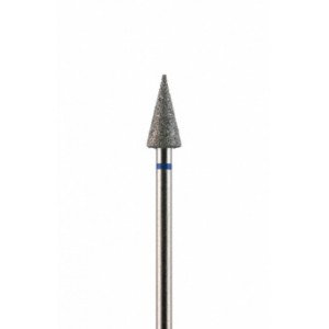 Фреза алмазная конусная заостренная синяя средняя зернистость  5,0 мм (050) ИГЛА